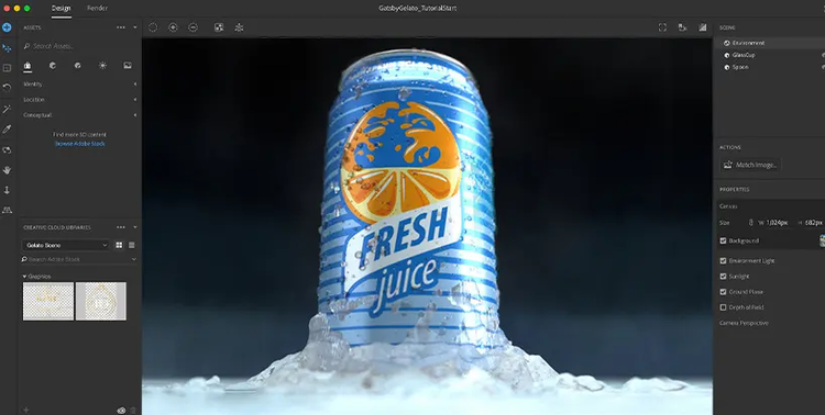 Adobe dimension 